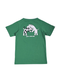 MANTO kids t-shirt DOGS green