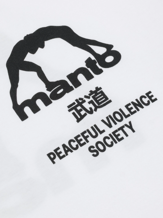 MANTO t-shirt SOCIETY weiss