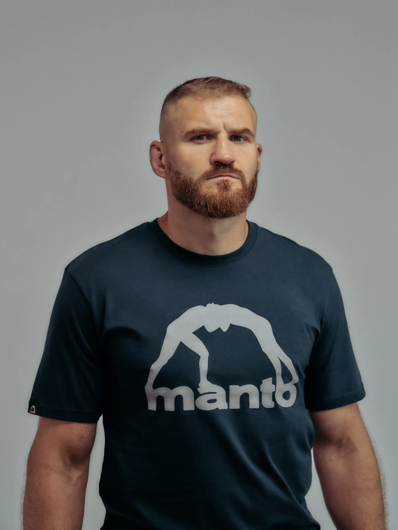 MANTO t-shirt VIBE 25 navy blue-grau