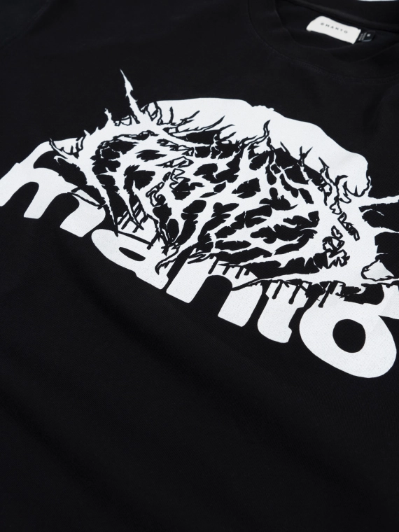 MANTO t-shirt TREASURE ZONE OVERSIZE black