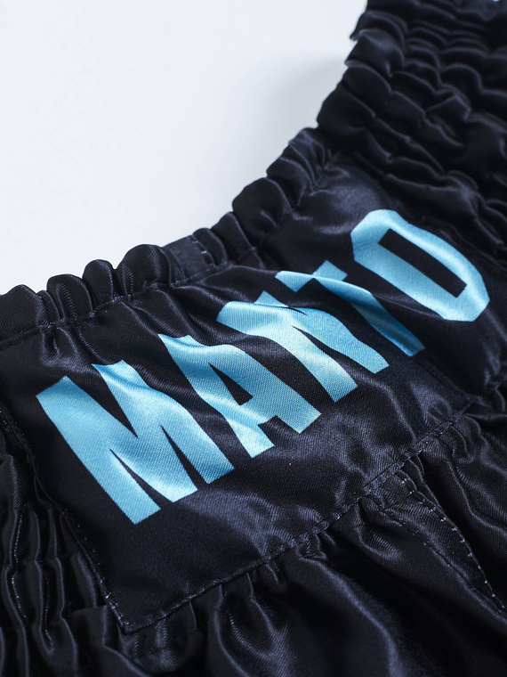 MANTO shorts MUAY THAI DUAL black - blue