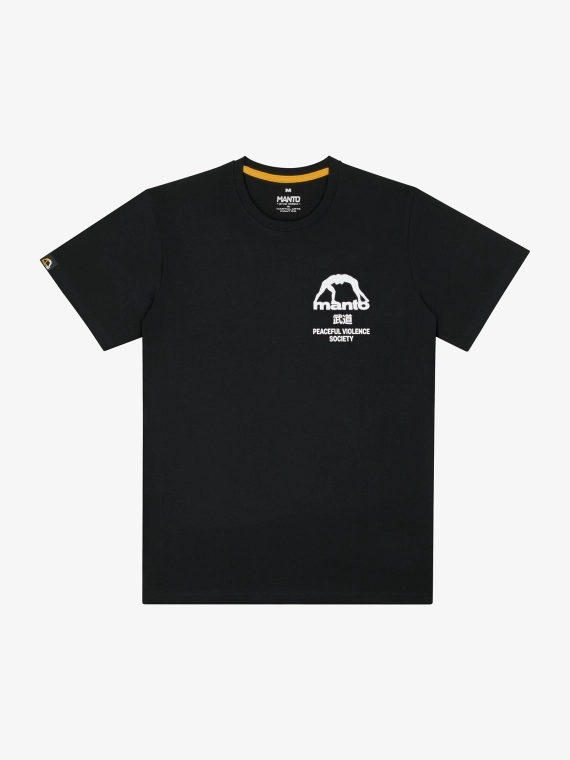 MANTO t-shirt SOCIETY schwarz