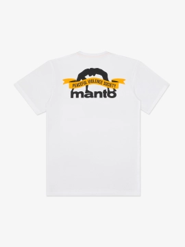 MANTO t-shirt RIBBON white