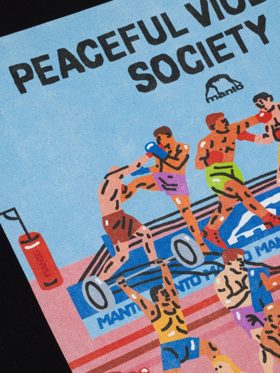 MANTO hoodie GYM 3.0 schwarz