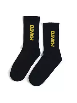 MANTO Socken LOGOTYPE 23 schwarz