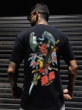 MANTO t-shirt TENGU black