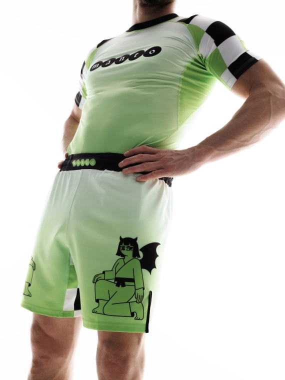 MANTO fight shorts TWO SIDES grun