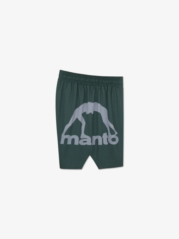 MANTO fight shorts LOGO DUAL grün