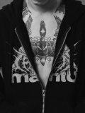 MANTO hoodie TREASURE ZONE black