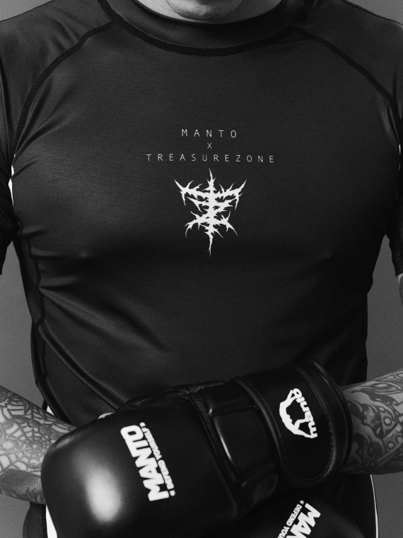 MANTO rashguard TREASURE ZONE schwarz