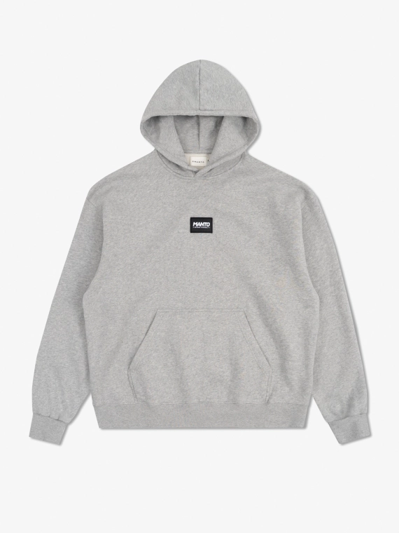 MANTO hoodie LABEL 25 OVERSIZE heather gray
