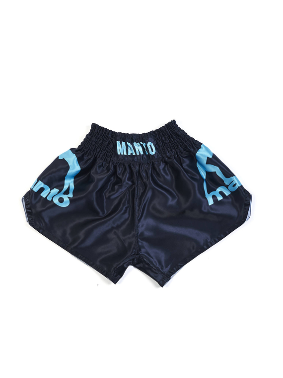 MANTO shorts MUAY THAI DUAL schwarz - blau